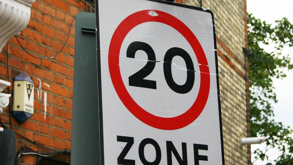 20 mph zone