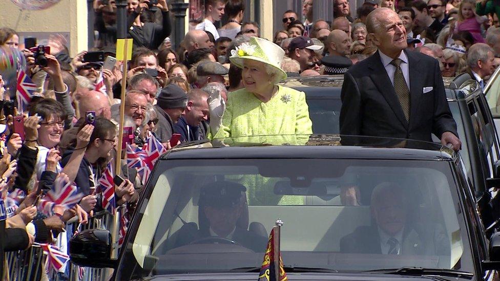 The Queen and the Duke of Edinburgh