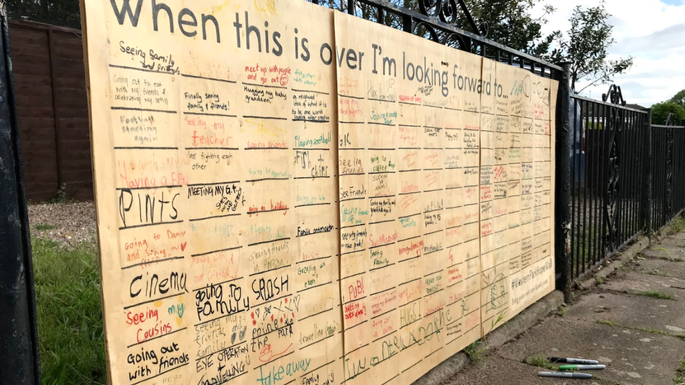 The hope wall