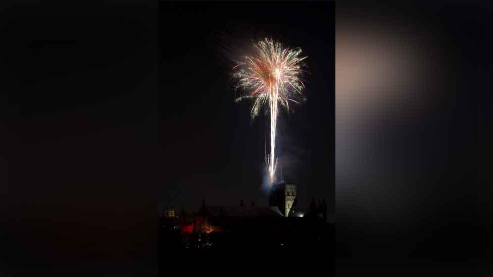 St Albans Cathedral fireworks