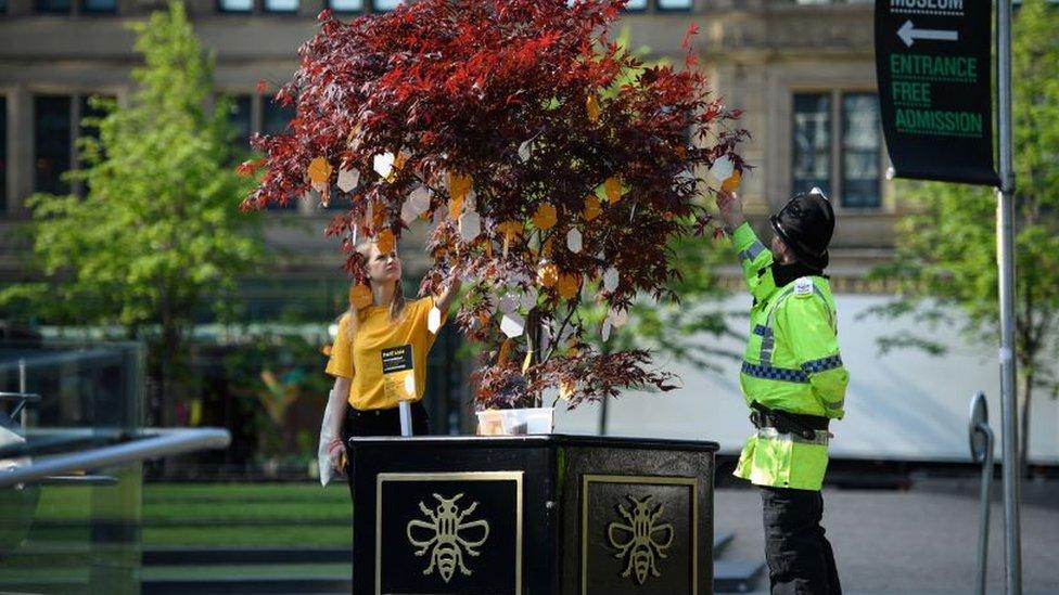 GMP officer at Arena bomb memorial service