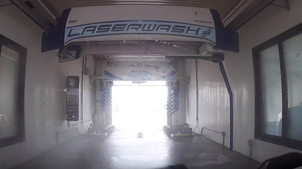 A laserwash car wash