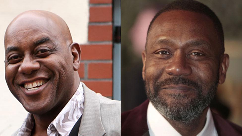 Ainsley Harriott and Lenny Henry