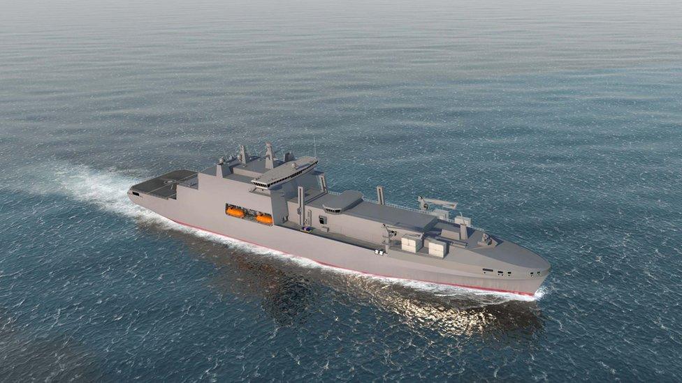 Artist impression of the new ships