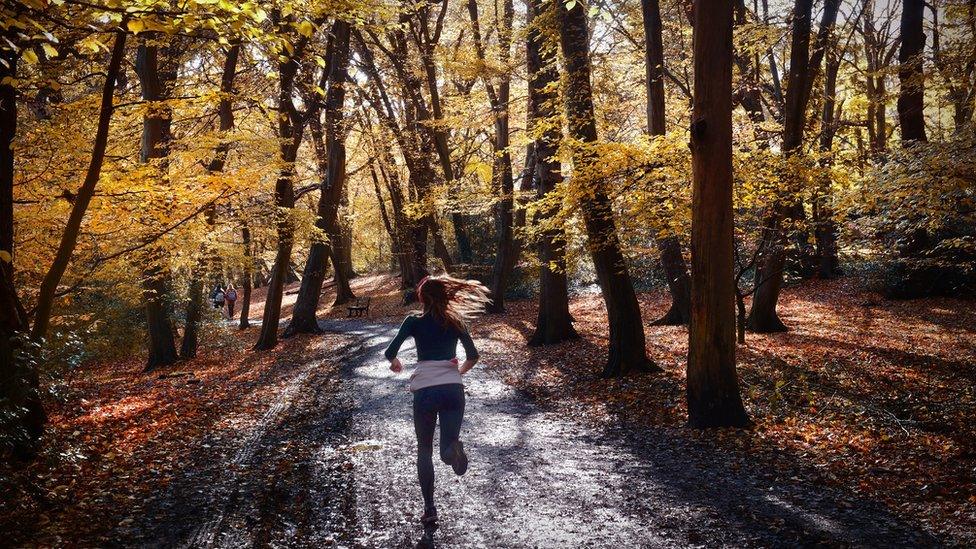 Woman jogging