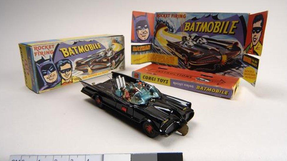 Batmobile model car
