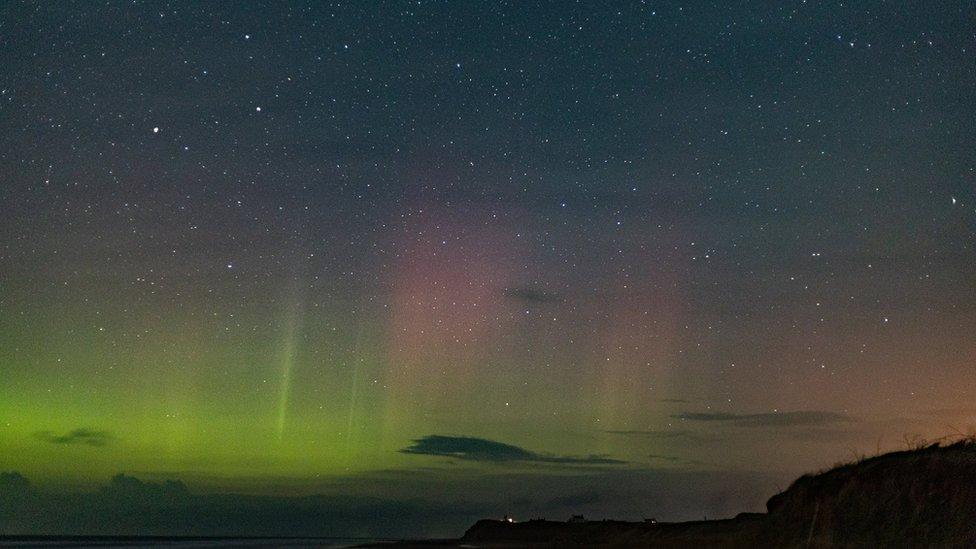 Northern lights from Ballaugh