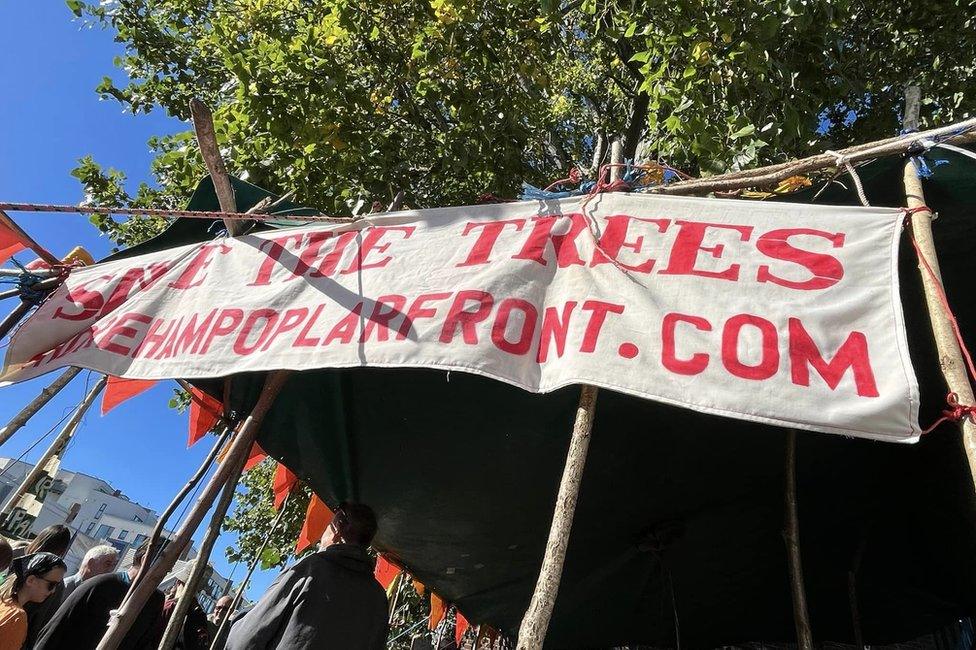 Protest banner