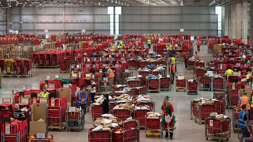 Royal Mail warehouse