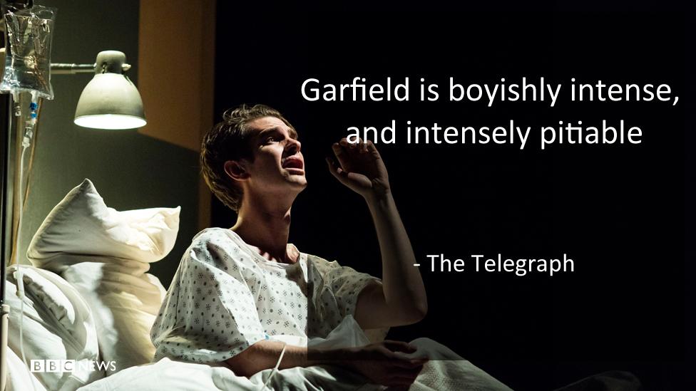 Andrew Garfield as Prior in Angels in America