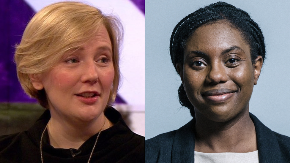 Stella Creasy (L) and Kemi Badenoch (R)