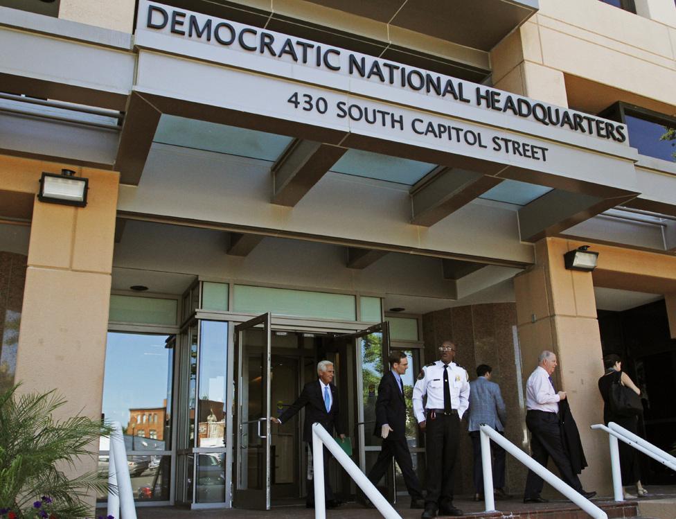 DNC building in Washington, June 2016