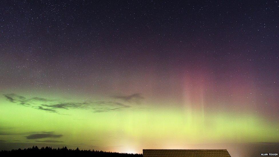 Northern Lights in Elgin