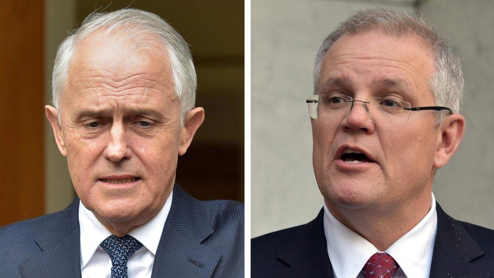 Malcolm Turnbull and Scott Morrison