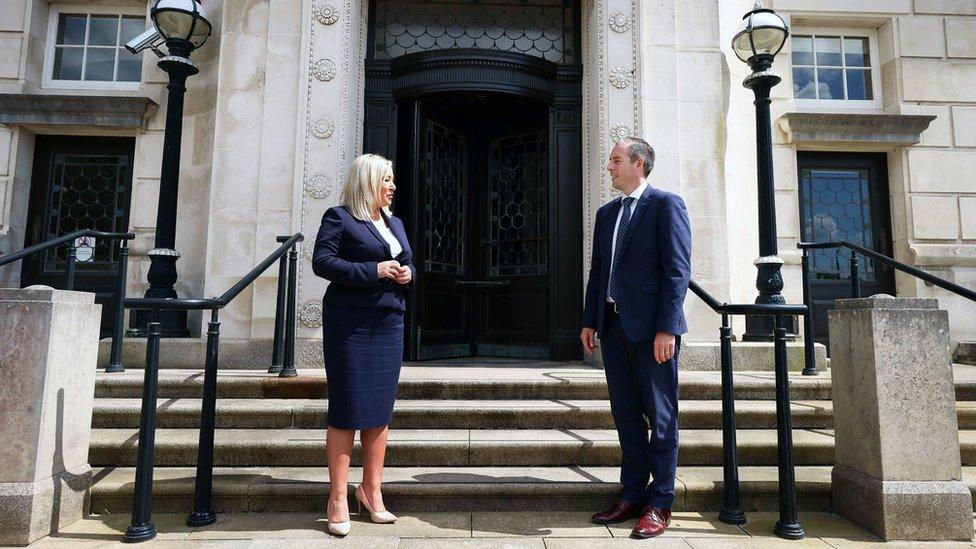 Michelle O'Neill and Paul Givan