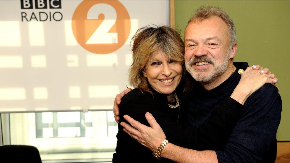 Graham Norton and Chrissie Hynde