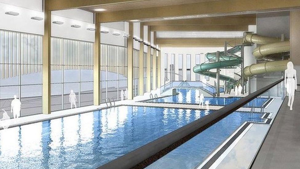 Artist's impression of the new pool