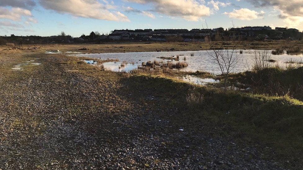 Site of the former Unipork factory in Enniskillen