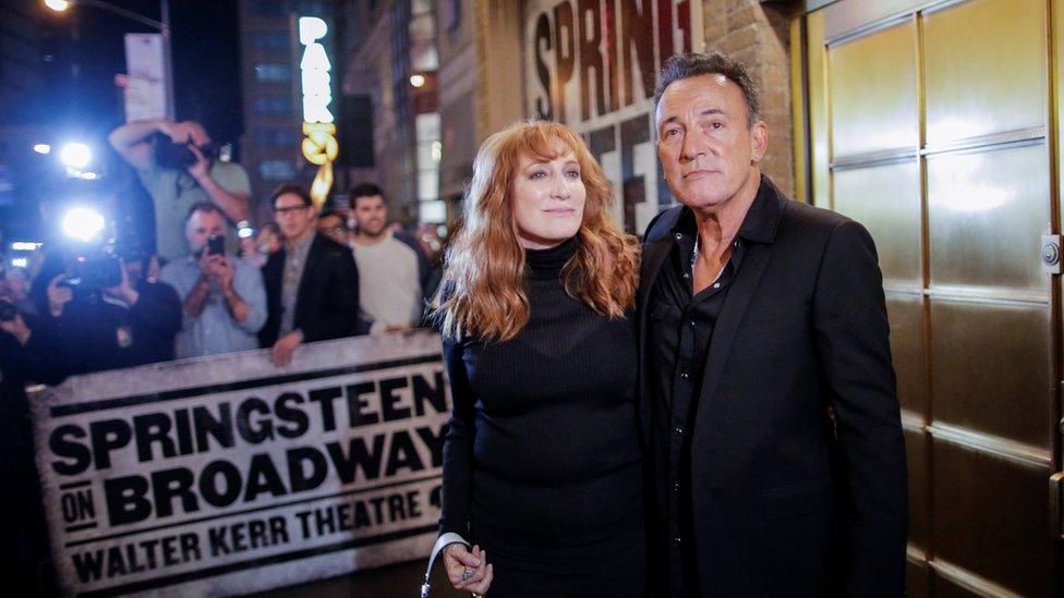 Bruce Springsteen and Patti Scialfa