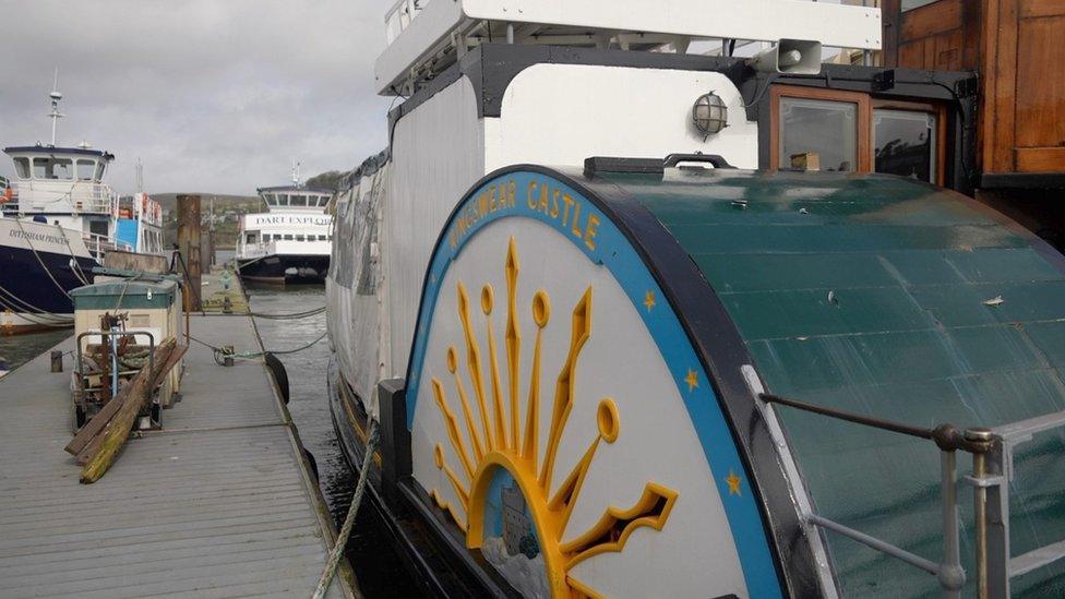 Kingswear Castle paddle steamer