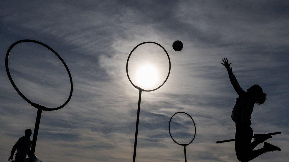 Quidditch game in France