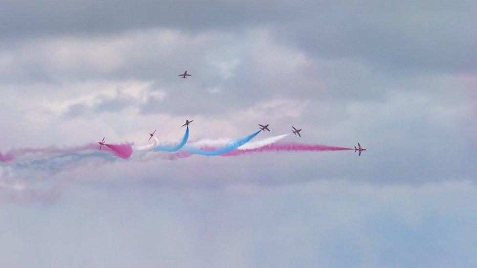 The Red Arrows at the English Riviera Airshow