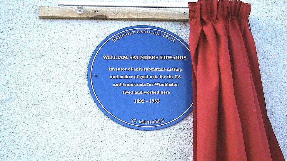 Blue plaque