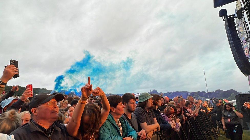 Crowd at festival