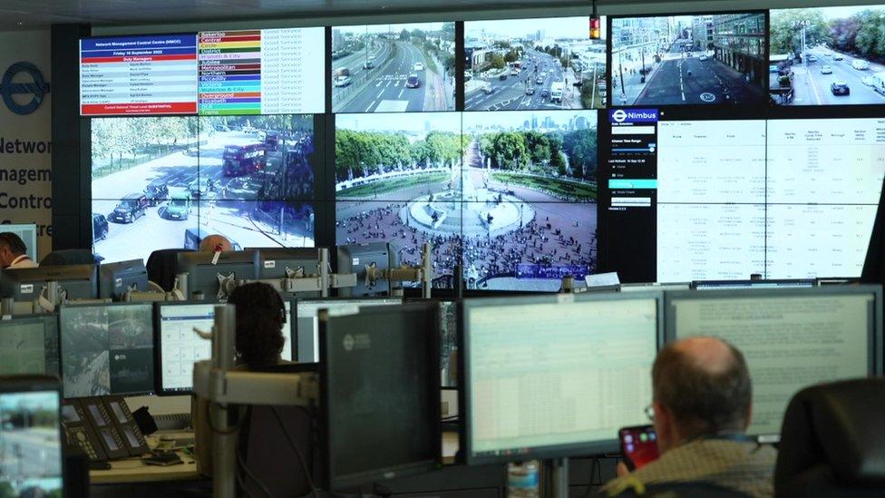 TfL control room