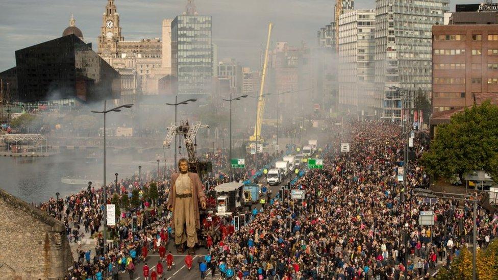 Giants in Liverpool