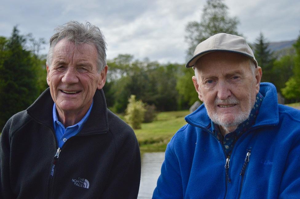 Sir Michael Palin and Dr Hamish MacInnes