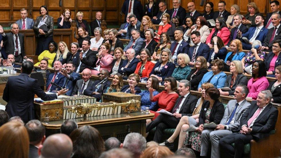 House of Commons during Prime Minister's Questions