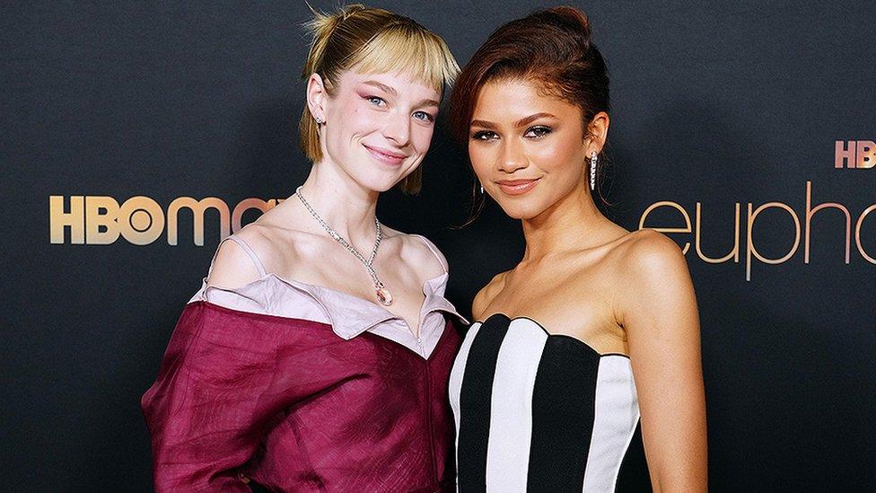 Hunter Schafer and Zendaya