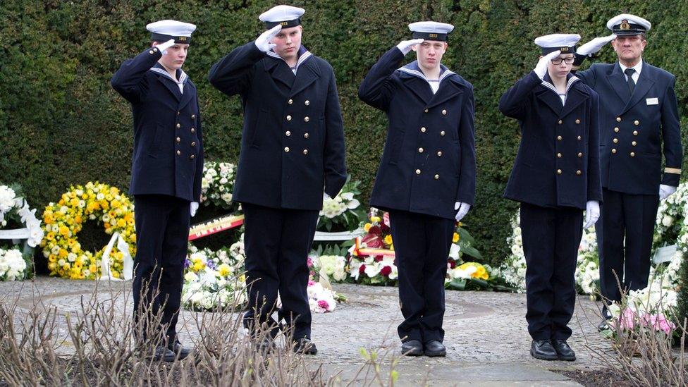 Memorial event in Zeebrugge