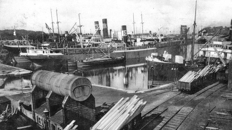 Archive image of the dock