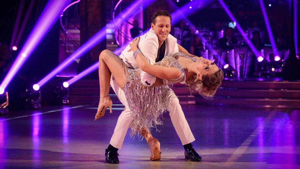 Brendan Cole and Charlotte Hawkins