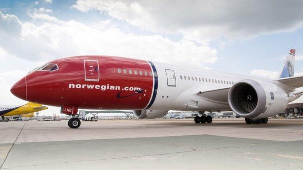 A Norwegian plane