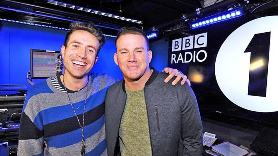 Channing Tatum and Nick Grimshaw