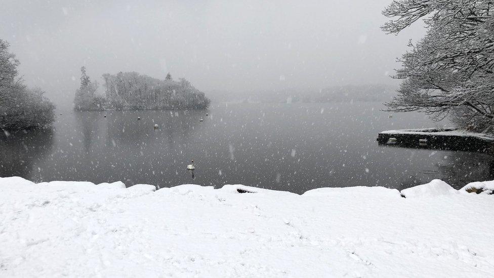 Snow at Windermere