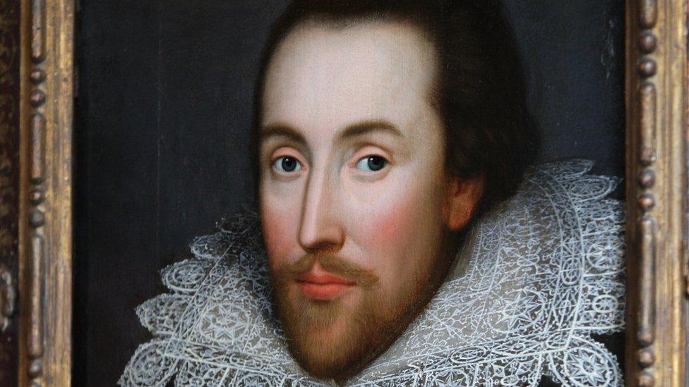 Painting of William Shakespeare