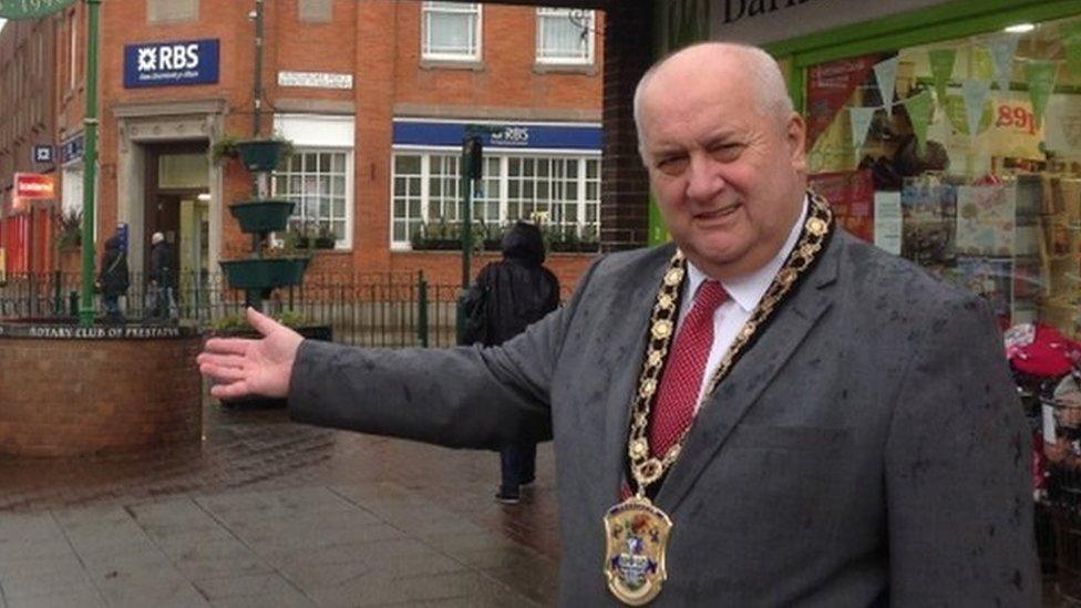 Prestatyn mayor Bob Murray