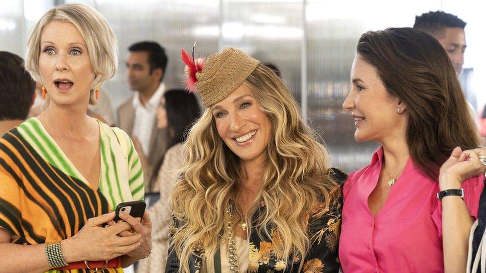 Cynthia Nixon, Sarah Jessica Parker and Kristin Davis in And Just Like That