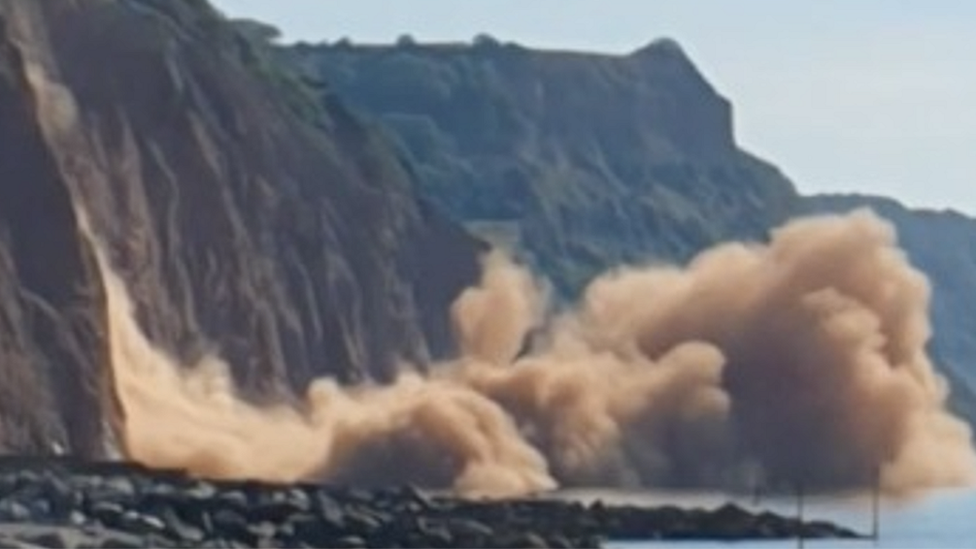 Sidmouth cliff fall