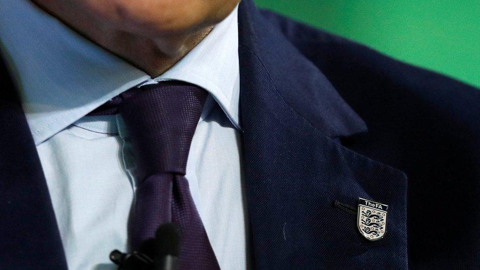 Mark Carney Three Lions badge