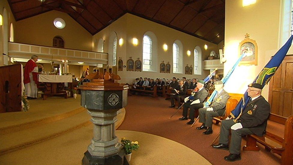 Irish politicians, members of the Royal British Legion, and relatives of the brothers attended the memorial ceremony in Waterford city on Saturday