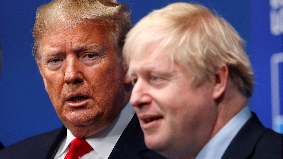 Donald Trump and Boris Johnson