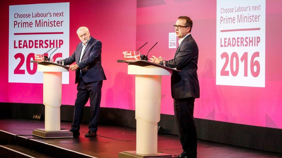 Jeremy Corbyn and Owen Smith