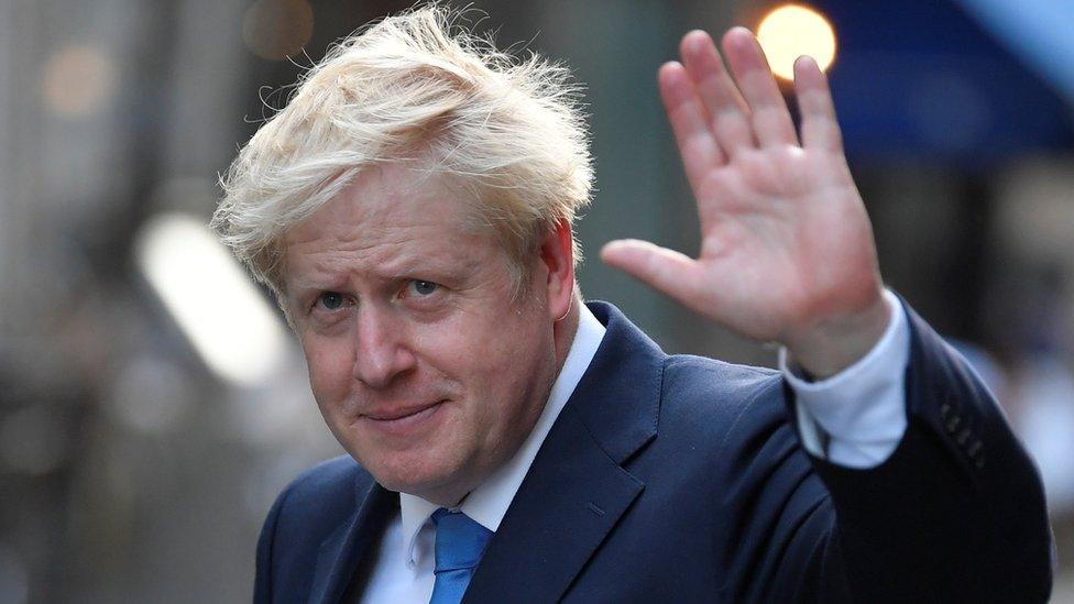 Boris Johnson on 23 July 2019