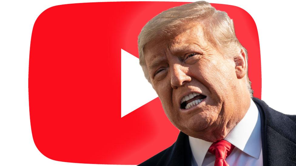 Trump YouTube logo