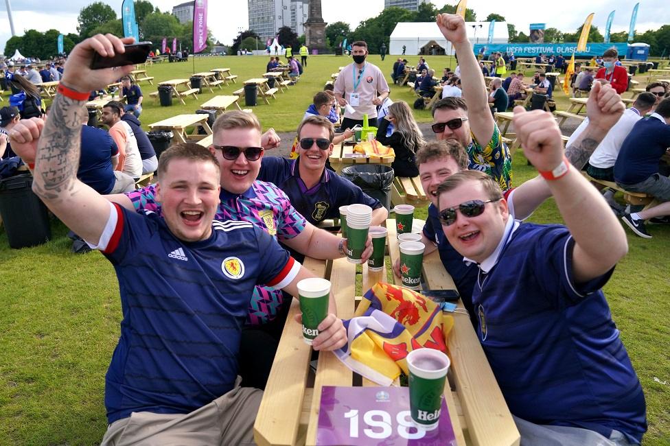 Glasgow Green fan zone